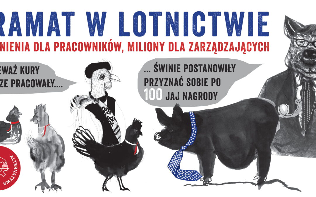 10 luty, godz. 10.30 przy KOR 43 – konferencja prasowa o patologiach w PLL LOT